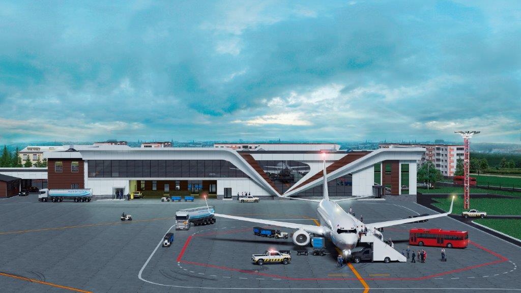Реконструкция здание аэропорт Чебоксары