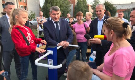 Олег Николаев провел выездное совещание на дворовых территориях города Чебоксары