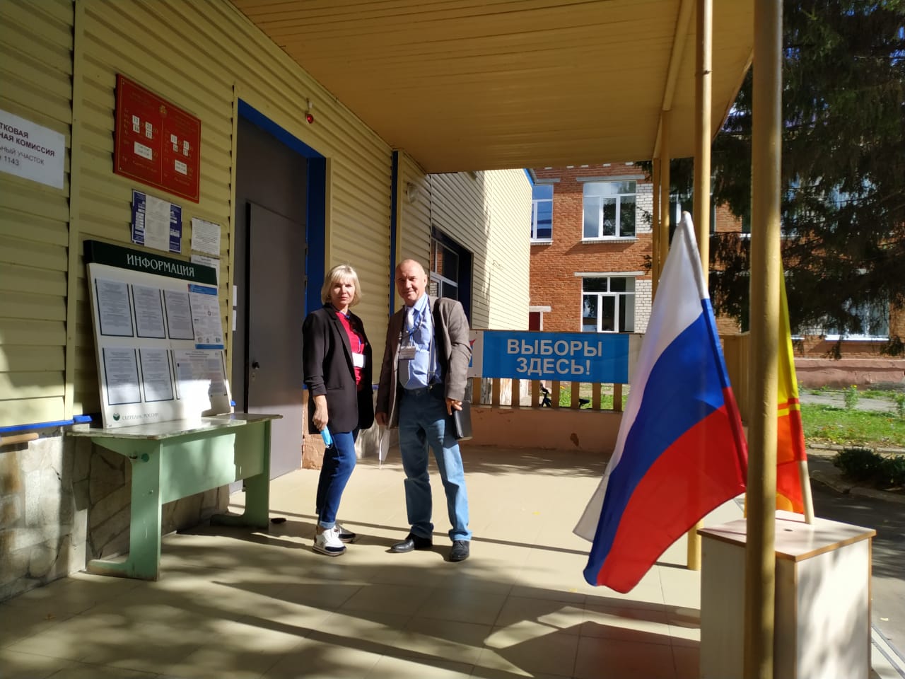 Эксперт «Независимого общественного мониторинга» Владимир Самарин посетил избирательный участок в Шоршелах