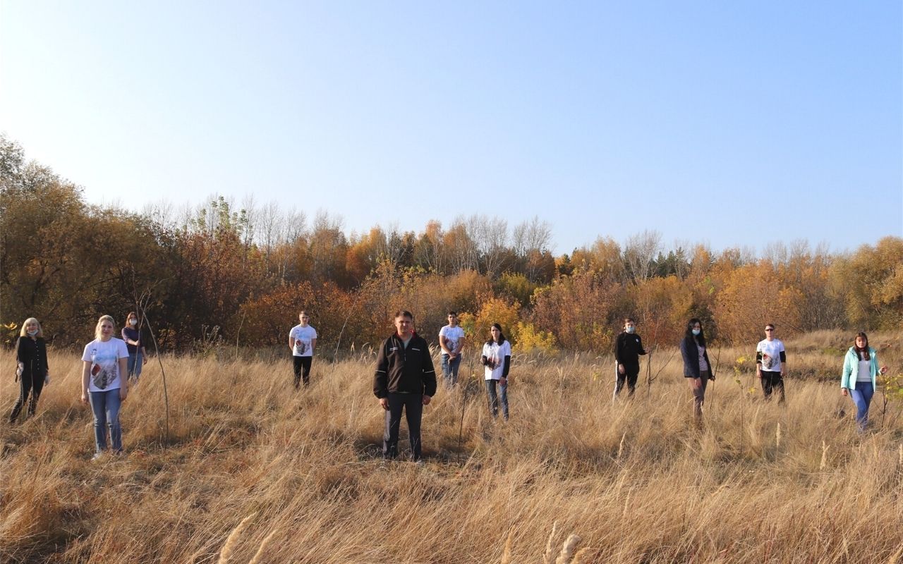 Волонтеры Победы из Алатыря приняли участие в акции «Лес Победы»